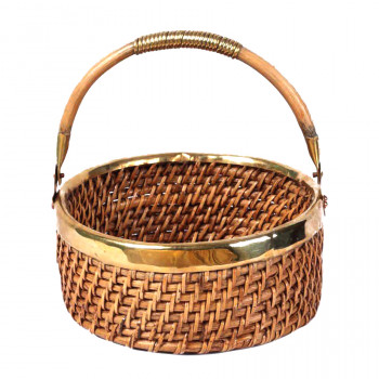 Natural Cane Table Basket (Round 9")