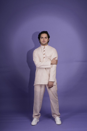 DEARLY BELOVED HEMP KURTA AND DEARLY BELOVED HEMP PANTS SET