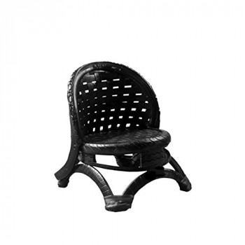 De'Dzines Handcrafted Eco-Friendly Cottage Chair of Height 51 x 51 x 71 cm for Living Room / Garden / Patio / Terrace / Pool Side / Indoor / Outdoor