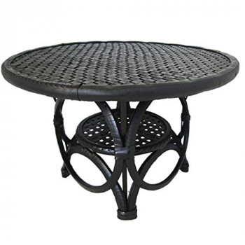 De'Dzines Handcrafted Eco-Friendly Dining Table 48" of Height 120 x 120 x 79 cm for Living Room / Garden / Patio / Terrace / Pool Side / Bar / Indoor / Outdoor