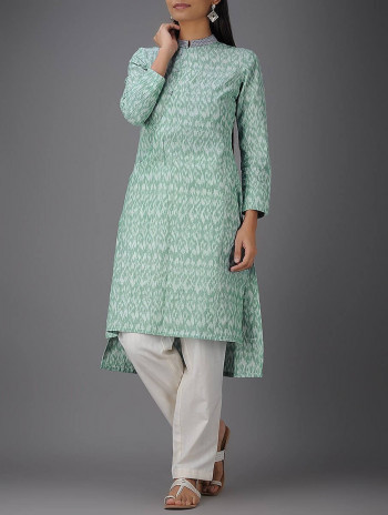 Bandhgala Styled Cotton Kurta