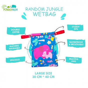 Random Jungle -Large Kinder Wetbags