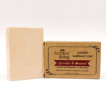 Organic Lavender & Oatmeal Luxury Handmade Soap (100 gms)