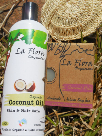 Coconut Based Skin Care Combo Set - "Flora Kera"
