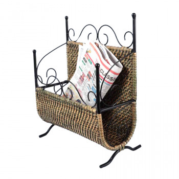 Natural Cane Magazine Holder (Height 18")