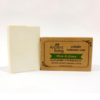 Organic Neem & Lemon Luxury Handmade Soap (100 gms)