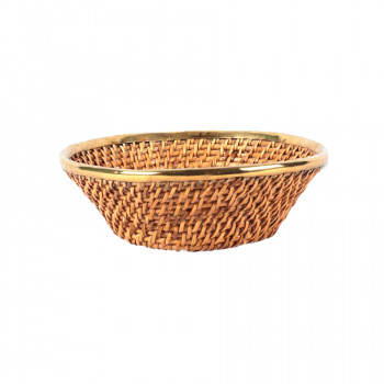 Ecofriendly Cane Fruit Bowl (Round 14")