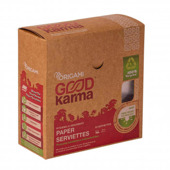 Origami Good Karma Paper Serviettes -50 pull, 2 ply