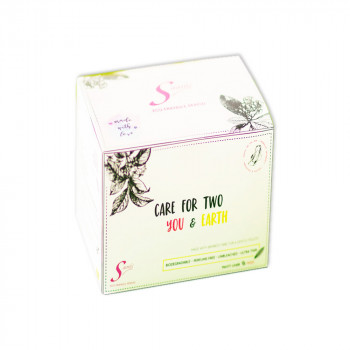 Panty Liners - Bamboo Fiber Pads Biodegradable - Pack of 48