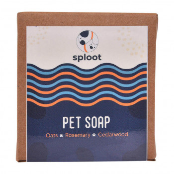 Pet Soap - Oats, Rosemary,Cedarwood (115gm)