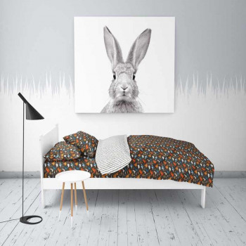 Jurassic Park 100% Cotton Antimicrobial Kids  Brown Bedsheet Set