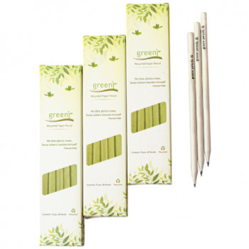 Eco-friendly Recycled Paper Pencil (Pack of 3)