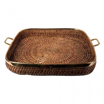 Traditional Cane Tray (Square 18")