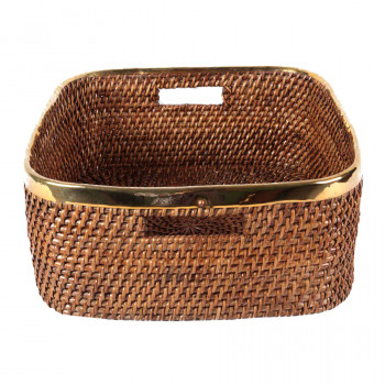 Natural Cane Basket (Square 12")