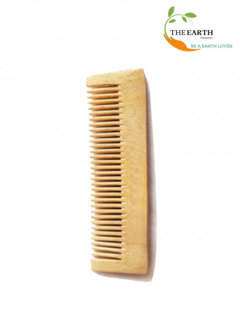 The Earth Trading Pure Kacchi Neem Wood Pocket Size Comb