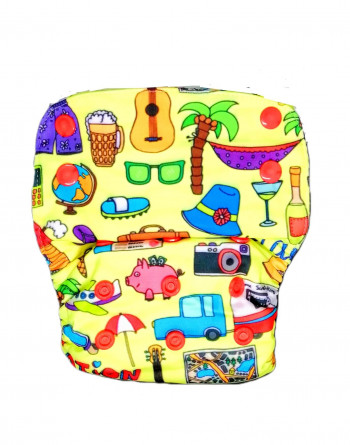 Vacation Nano Cloth Diaper with Prefold Inserts