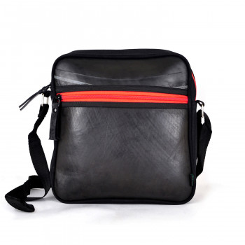 Unisex Square Sling Bag (Red) - "Dawa"