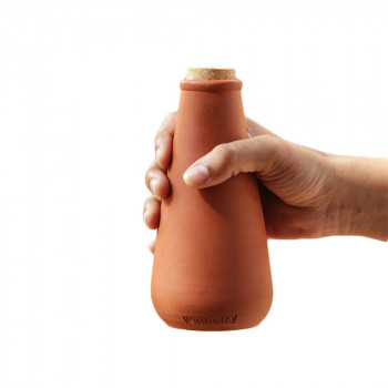 Bhumi - Terracotta Clay Water bottle (450 ml)