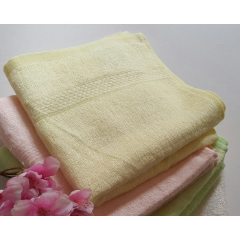 Bamboo Fiber Bath Towel 70 X 140 cms (Yellow)