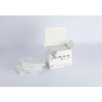 Overnight Banana Fibre Biodegradable Sanitary Pads with Wings (Heavy Flow) - Pack of 8