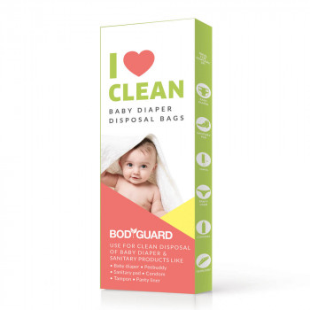BodyGuard - Baby Diapers and Sanitary Disposal Bag - 15 Bags