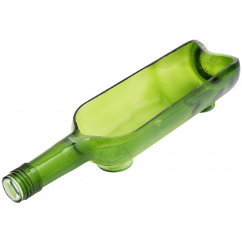 Unique Serving Platter cum Glass Planter (Green)