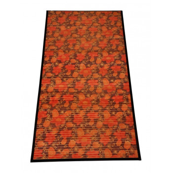 Bamboo Carpet Red Floral Digital print ( 4 X 6 ft)