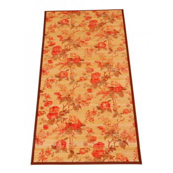 Bamboo Carpet Red Roses Digital print ( 3 x 5 ft)