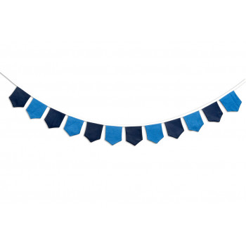 Buntings - Blue and Black ( V-shape)