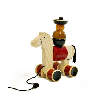 Handcrafted Pull Toy - HEE HAW