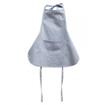 Kids Apron - Vertical white lives al over