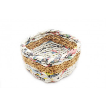 Mixed Media Square Basket (Small)