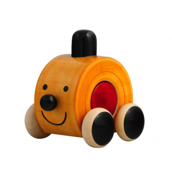 Wooden Push Toy - Moee (Yellow & Red)