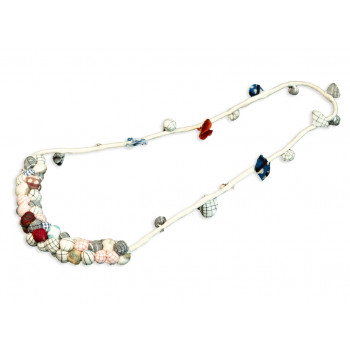 Off White One Side Necklace