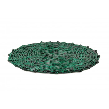 Eco-friendly Oval Coaster - Extra Large (Peacock Blue)