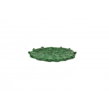 Beautiful Oval Coaster Pot - Small (Green)