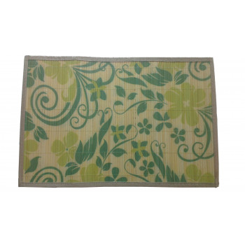 Bamboo Placemats Green leaf Digital Print (30 x 45 cms) 