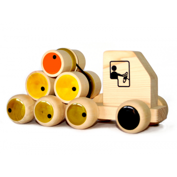Rumbellorry Rolling Logs Push Toy