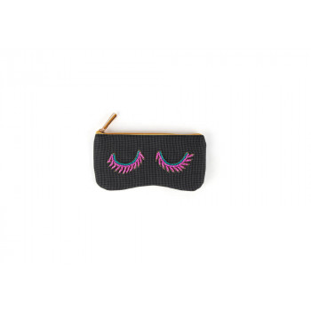 StreeStyle Cotton Blend Sunnies Cases Cover Pouch for Sunglasses Goggles Spectacles--Black