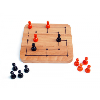 Abstract Strategy Game- Six Men's Morris