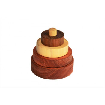 Thasvi Three Discs Stacker (Natural)