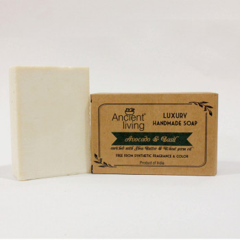 Organic Avacado & Basil Luxury Handmade Soap (100 gms)