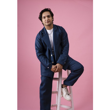 TRAVELLIN' BLUES MEN HEMP BLAZER