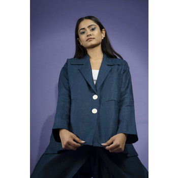 TRAVELLIN' BLUES WOMEN HEMP BLAZER