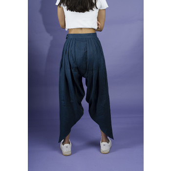 TRAVELLIN' BLUES HEMP DHOTI PANTS