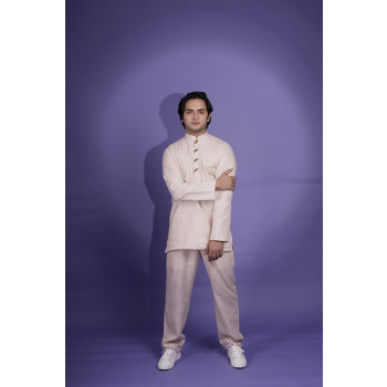 DEARLY BELOVED HEMP KURTA AND DEARLY BELOVED HEMP PANTS SET