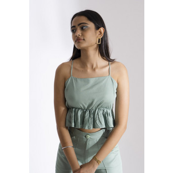 SOUL EYES BACK TIE CROP TOP