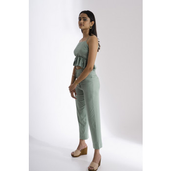 SOUL EYES BACK TIE CROP TOP SET