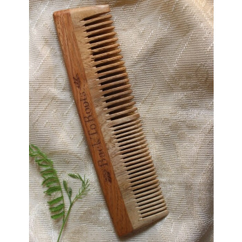 Neem Comb | Dual Toothed Comb | Full Size