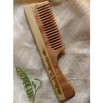 Neem Comb | Comb with Handle | Full Size
